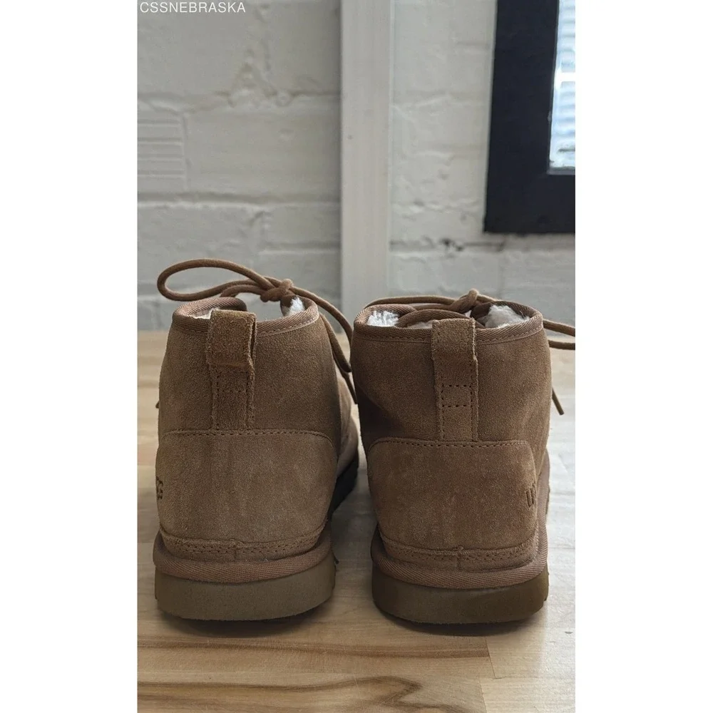 UGG Neumel Chestnut Suede Lace Up Chukka Boots Men's Size 12